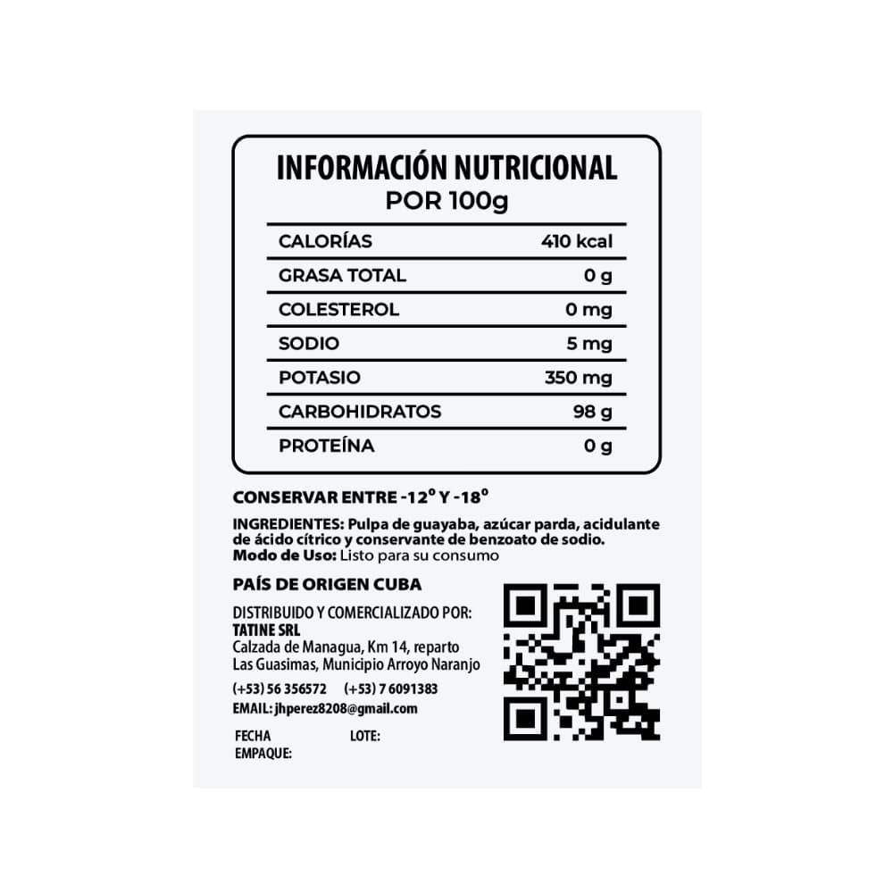 Barra de guayaba Tatine (4 x 370 g / 13.05 oz) - Miniatura 4