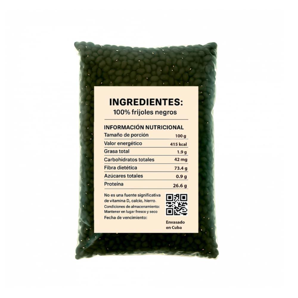 Frijoles negros (4 x 1 kg / 2.2 lb) - Miniatura 3