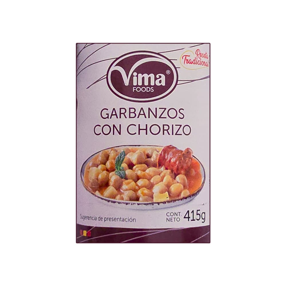 Garbanzos con chorizo Vima Foods (415 g / 14.63 oz) - Miniatura 2