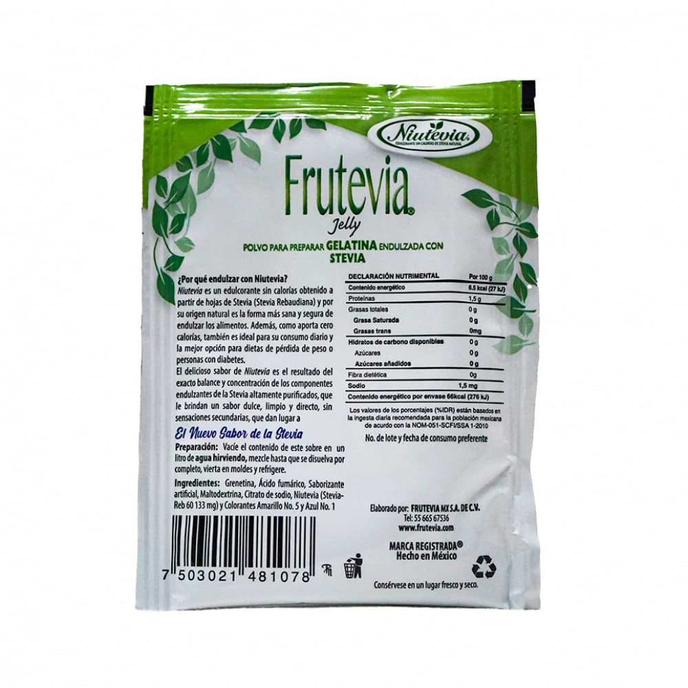 Gelatina sabor limón Frutevia (25 g) - Miniatura 4