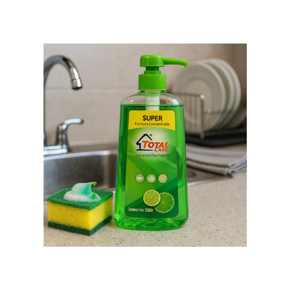 Lavavajillas líquido Total Care (1 L) - Miniatura 4
