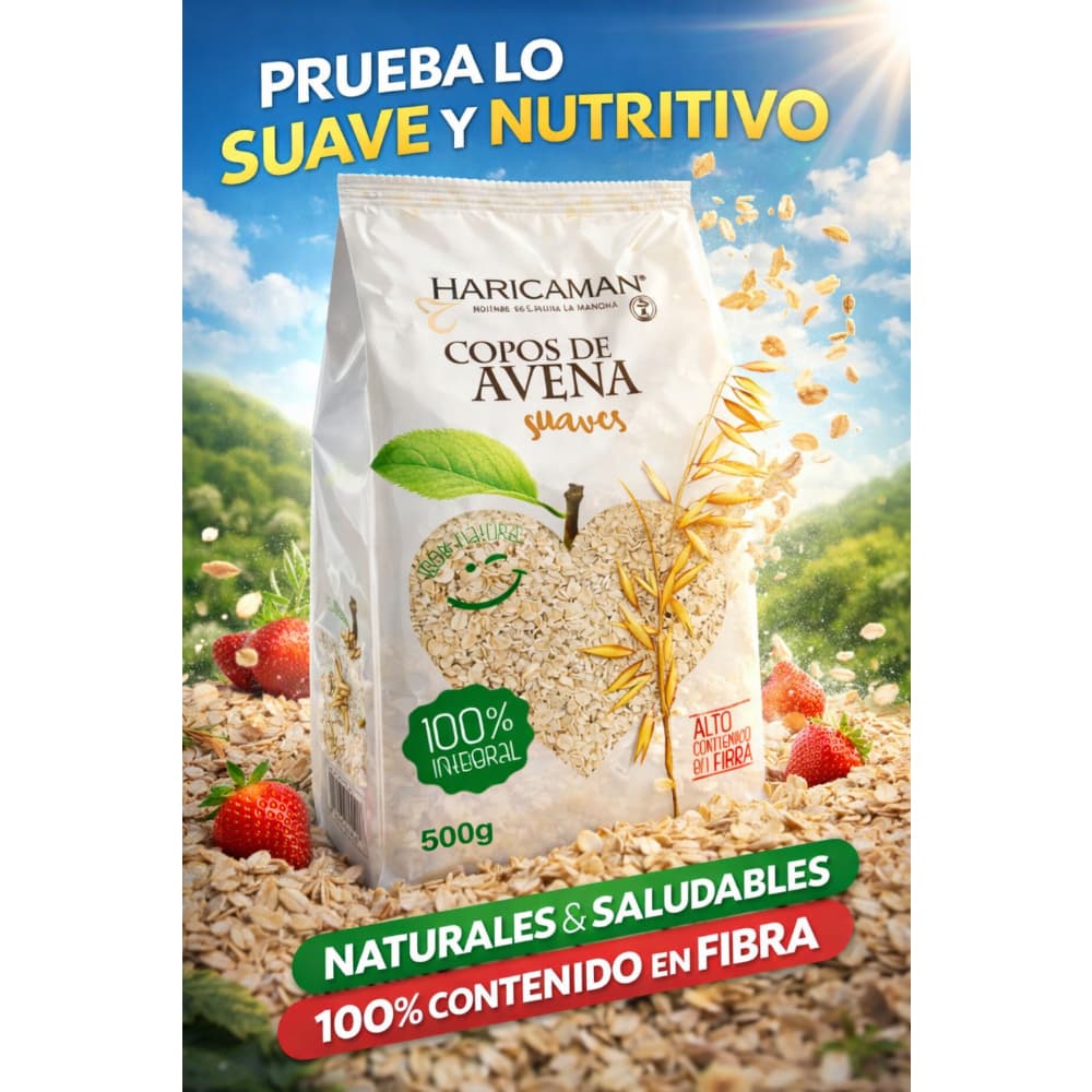 Cereal copos de avena suaves Haricaman (500 g / 1.10 lb) - Miniatura 5