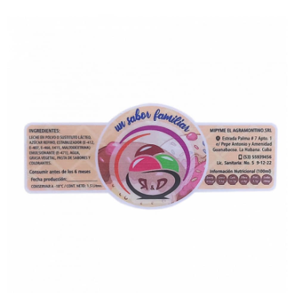 Helado sabor caramelo R&D (3 L) - Miniatura 4