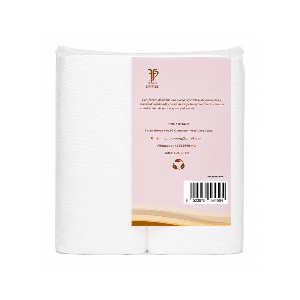 Papel higiénico doble hoja extra suave Futuro Idon (4 U) - Miniatura 3