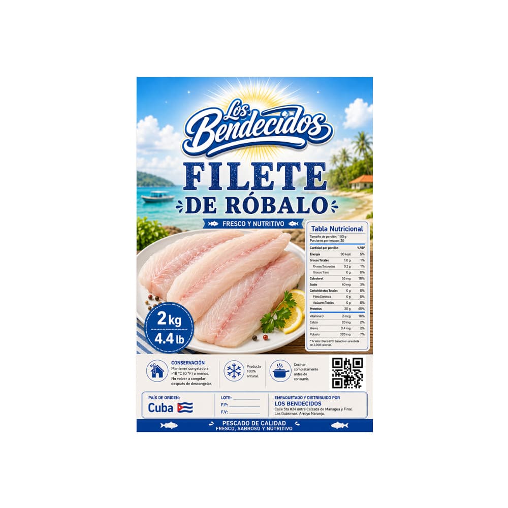 Filete de róbalo Los Bendecidos (2 kg / 4.4 lb) - Miniatura 2