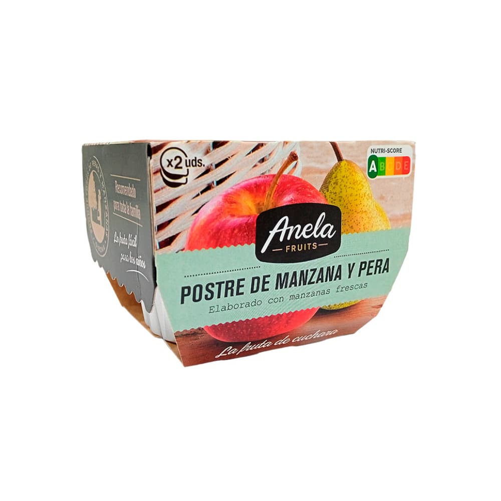 Postre - compota - de manzana y pera Anela Fruits (200 g / 7.05 oz) - Miniatura 1