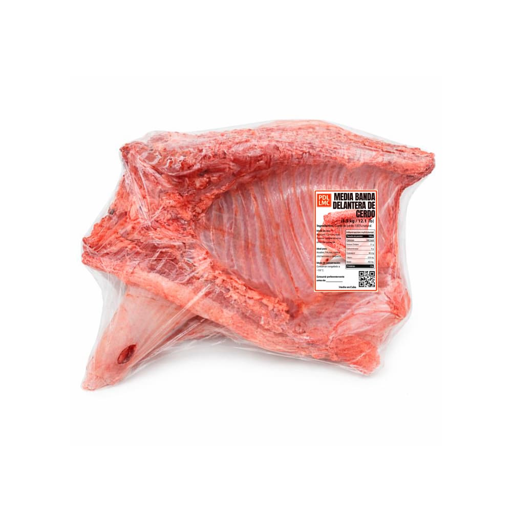 Media banda delantera de cerdo PDL LMC (5.5 kg / 12.1 lb) - Miniatura 4