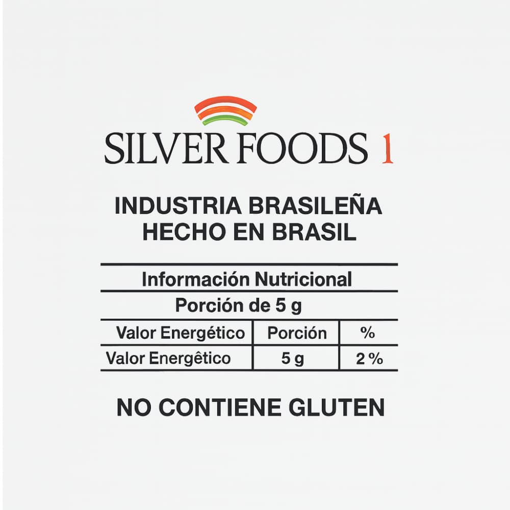 Azúcar cristalino Silver Foods 1 (1 kg / 2.2 lb) - Miniatura 3