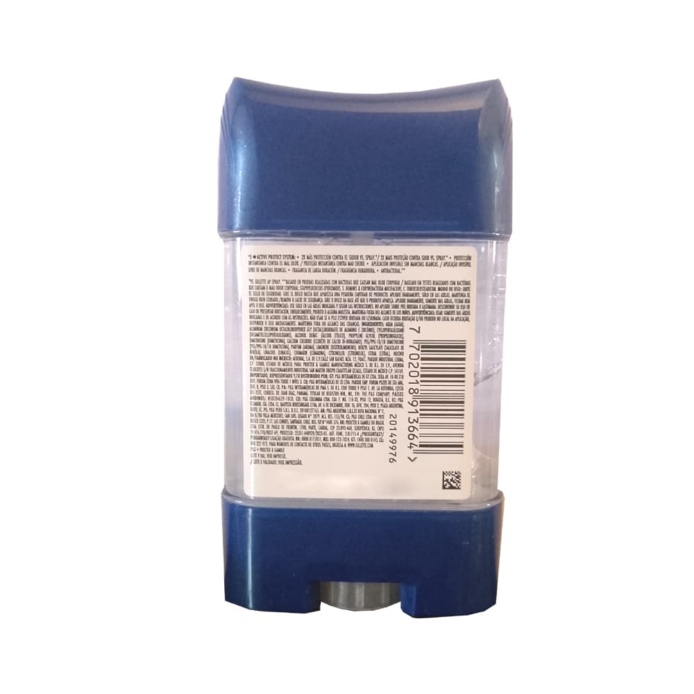 Desodorante antitranspirante Clear Gel + Cool Wave Gillette (82 g / 2.89 oz) - Miniatura 3