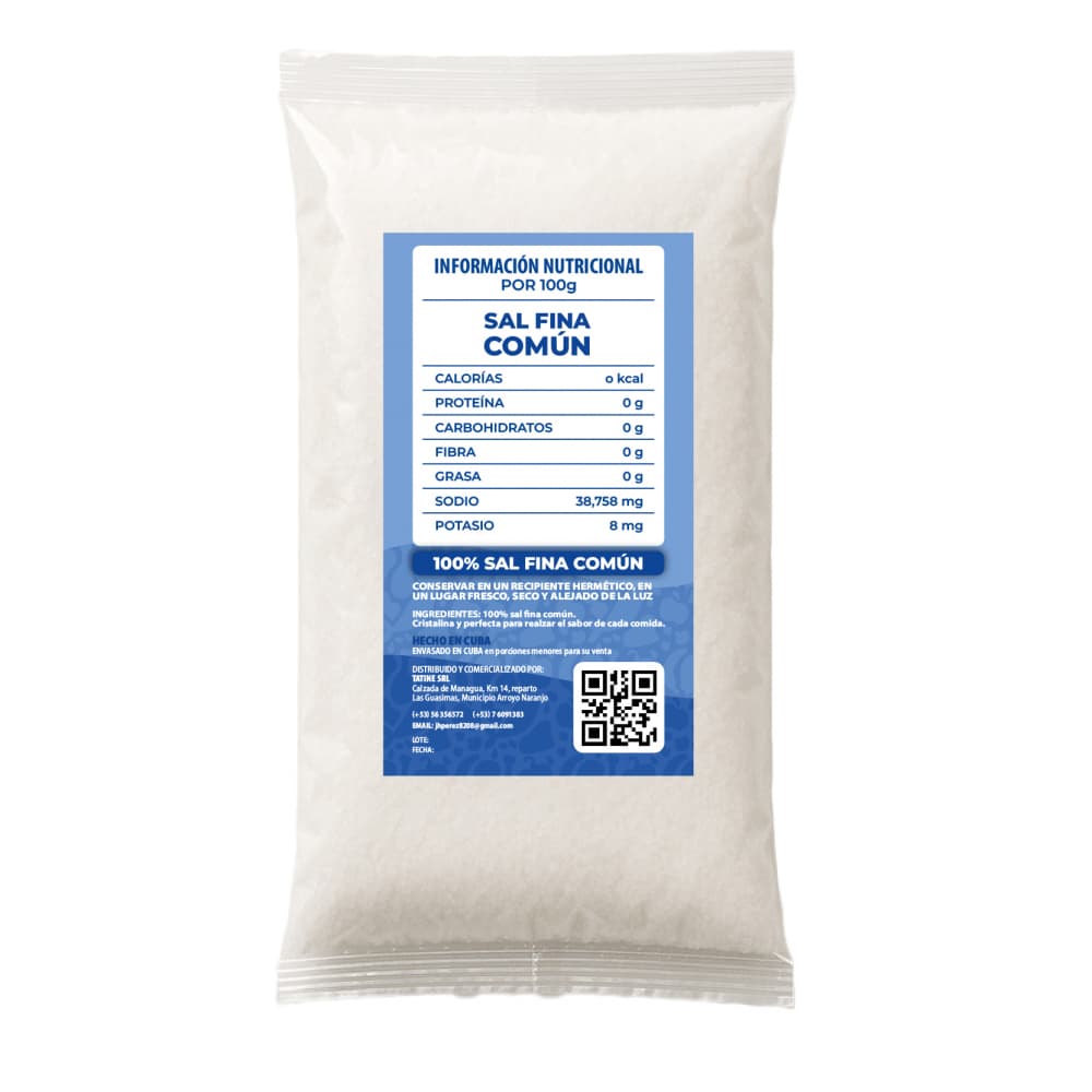 Sal fina común Campo Vivo (500 g / 1.1 lb) - Miniatura 2