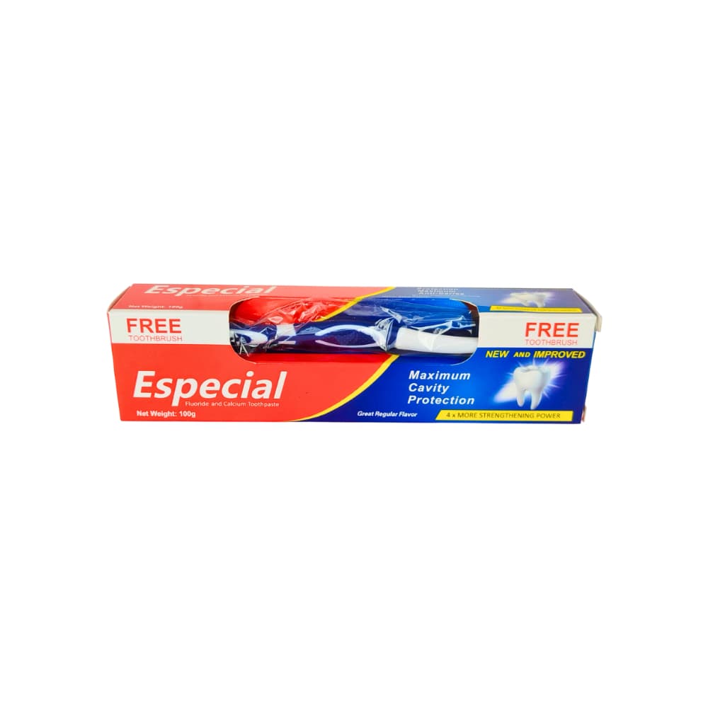 Cepillo y pasta de dientes con calcio y flúor Especial (100 g / 3.5 fl oz) - Miniatura 1