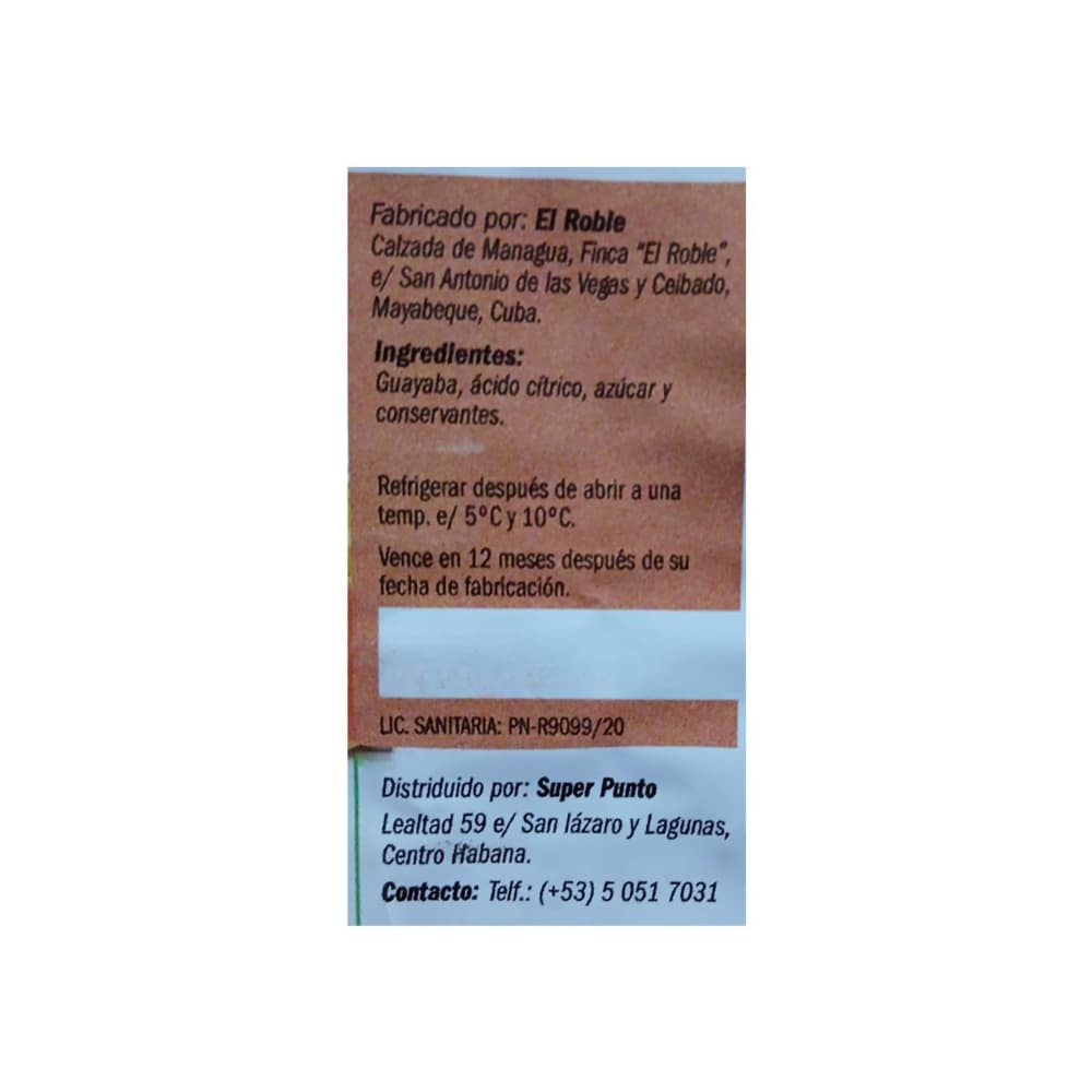 Mermelada de guayaba Sabrozzi (1 kg / 2.2 lb) - Miniatura 4