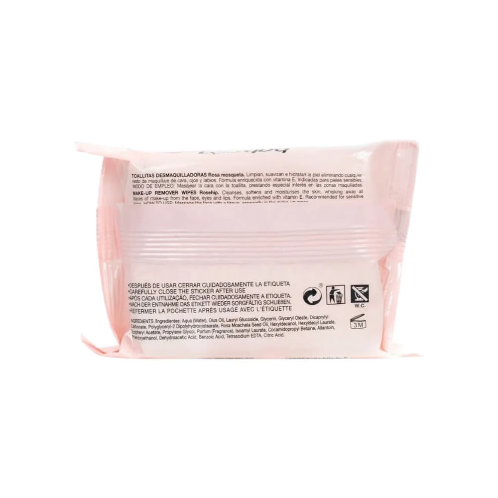 Toallitas desmaquilladoras con Rosa Mosqueta Babaria (25 U) - Miniatura 5