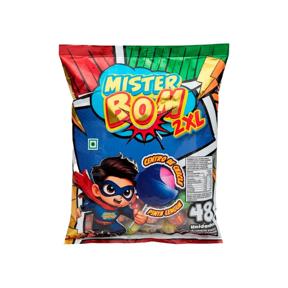 Chupa chupa Mister Bom 2XL (384 u x 14 g) - Miniatura 2
