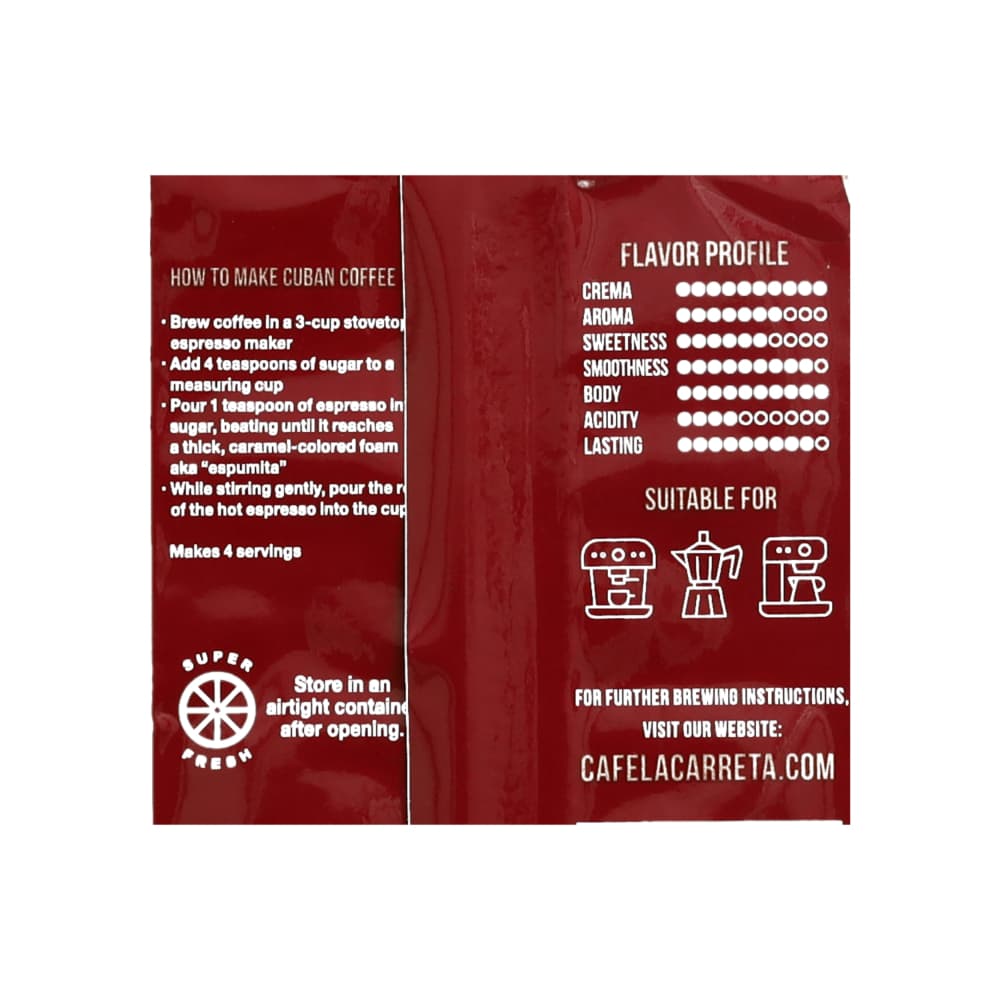 Café espresso La Carreta (283.5 g / 10 oz) - Miniatura 3