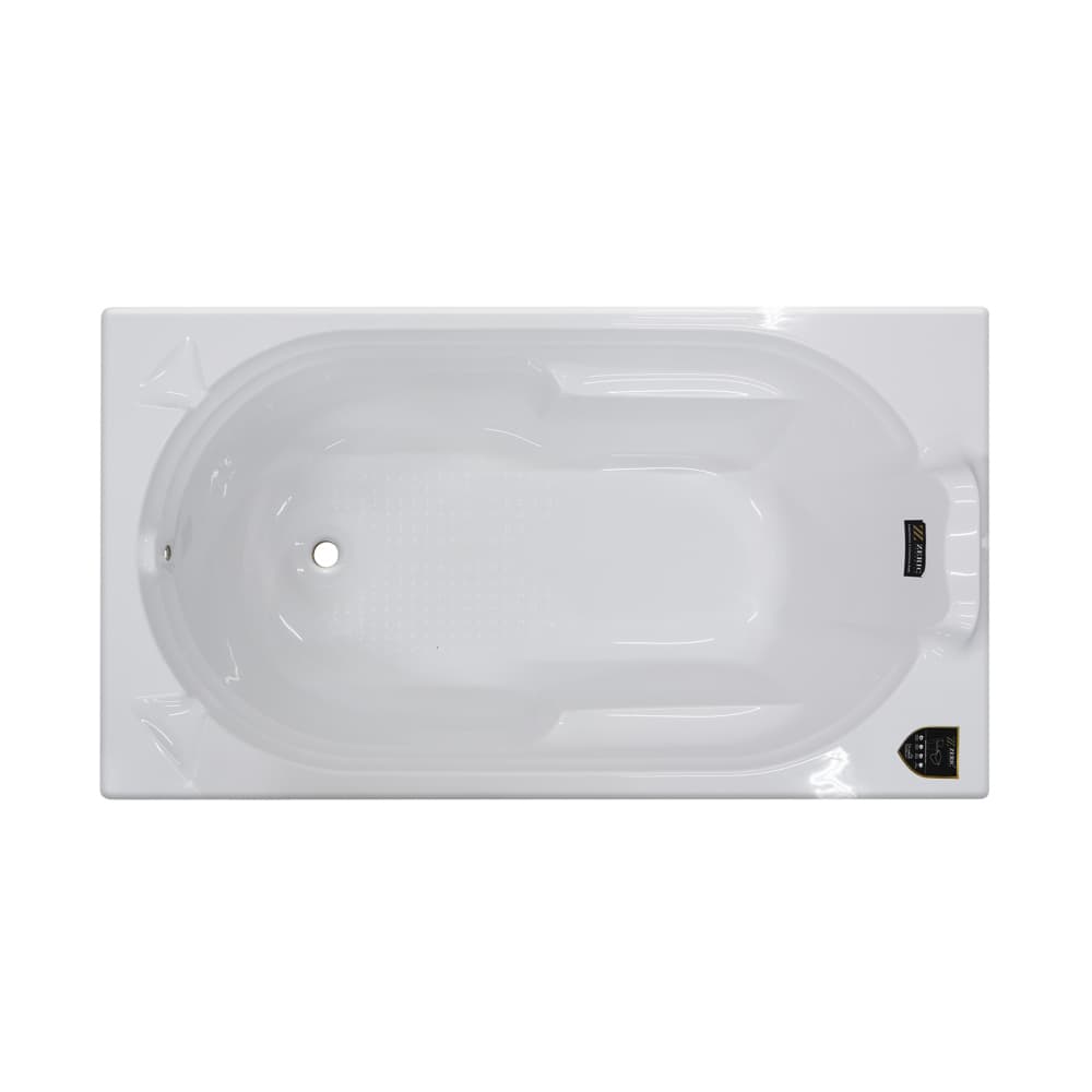 Bañera acrílica rectangular color blanco Zeric Modelo SFS-2 - Miniatura 1
