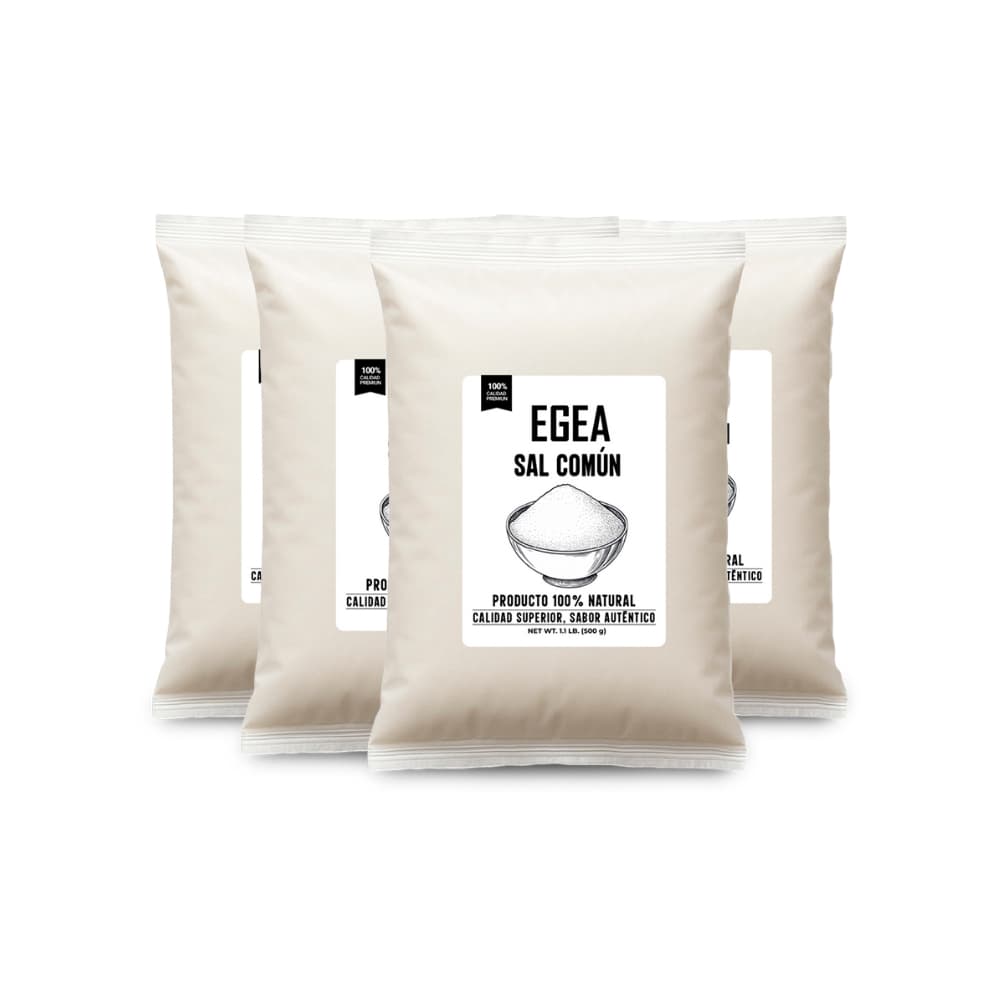 Sal común EGEA (4 x 500 g / 1.1 lb) - Miniatura 1