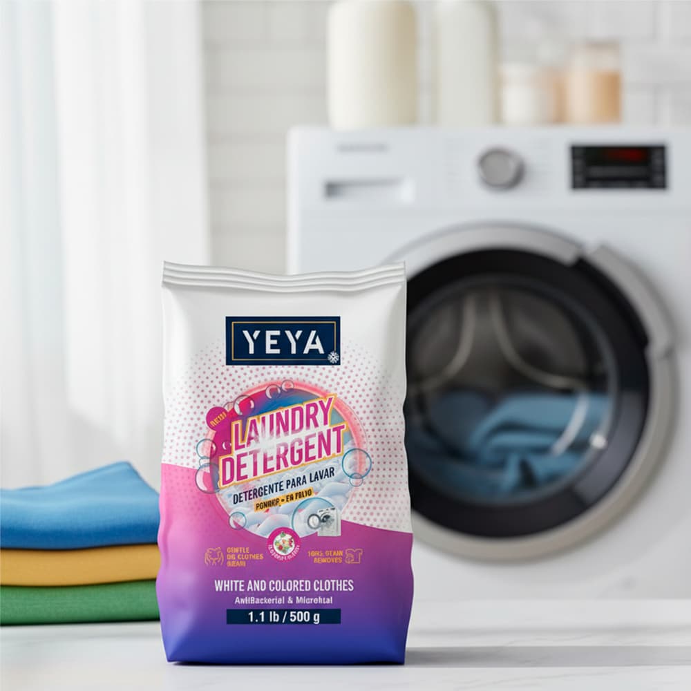 Detergente en polvo con aroma a flores YEYA (500 g / 1.1 lb) - Miniatura 3