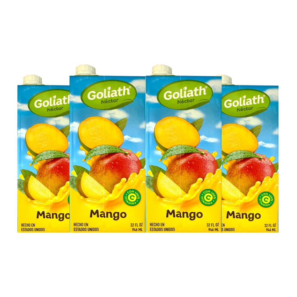 Jugo de mango Goliath (4 x 946 ml / 32 fl oz) - Imagen 1