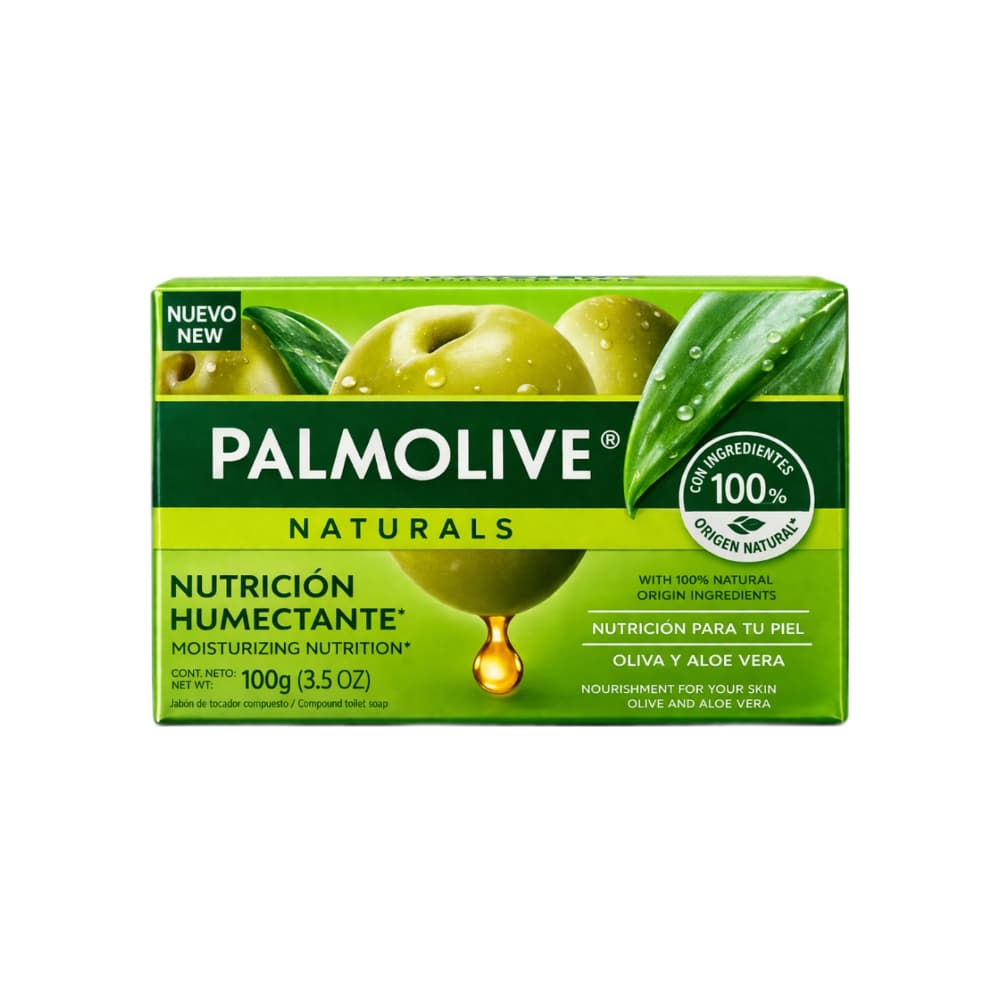 Jabón humectante de oliva y aloe vera Palmolive (100 g / 3.5 oz) - Miniatura 1