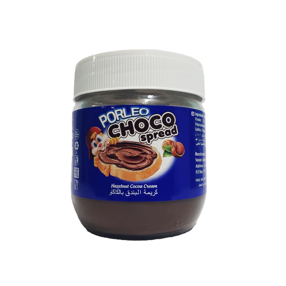 Crema de avellana con cacao Porleo (350 g / 12.35 oz) - Imagen 1