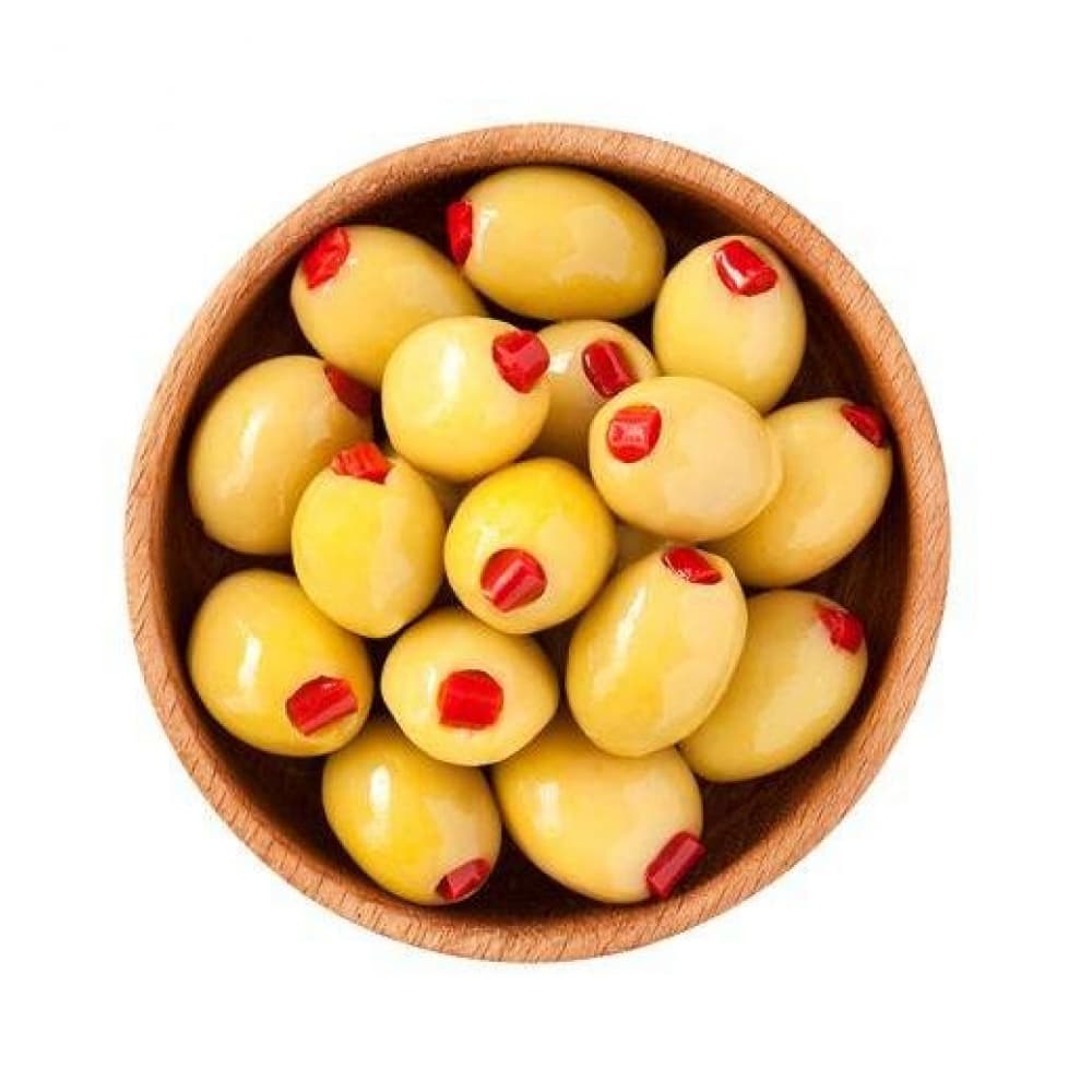 Aceitunas verdes rellenas con pimientos rojos Zer (350 g / 12.35 oz) - Miniatura 4