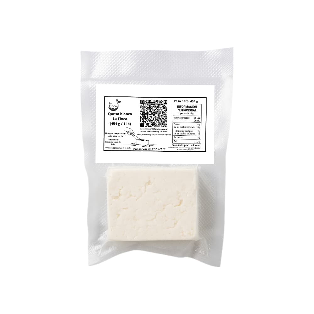 Queso blanco La Finca (454 g / 1 lb) - Miniatura 1