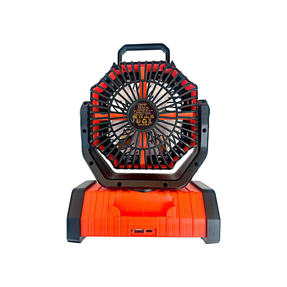 Ventilador portátil recargable con linterna LED 20000 mAh Outdoor Fan F6 - Miniatura 2