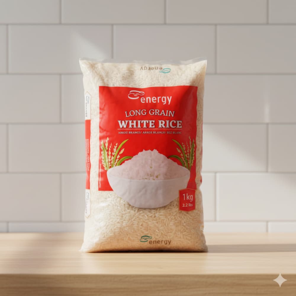 Arroz blanco de grano largo Energy (2 x 1 kg / 2.2 lb) - Miniatura 4