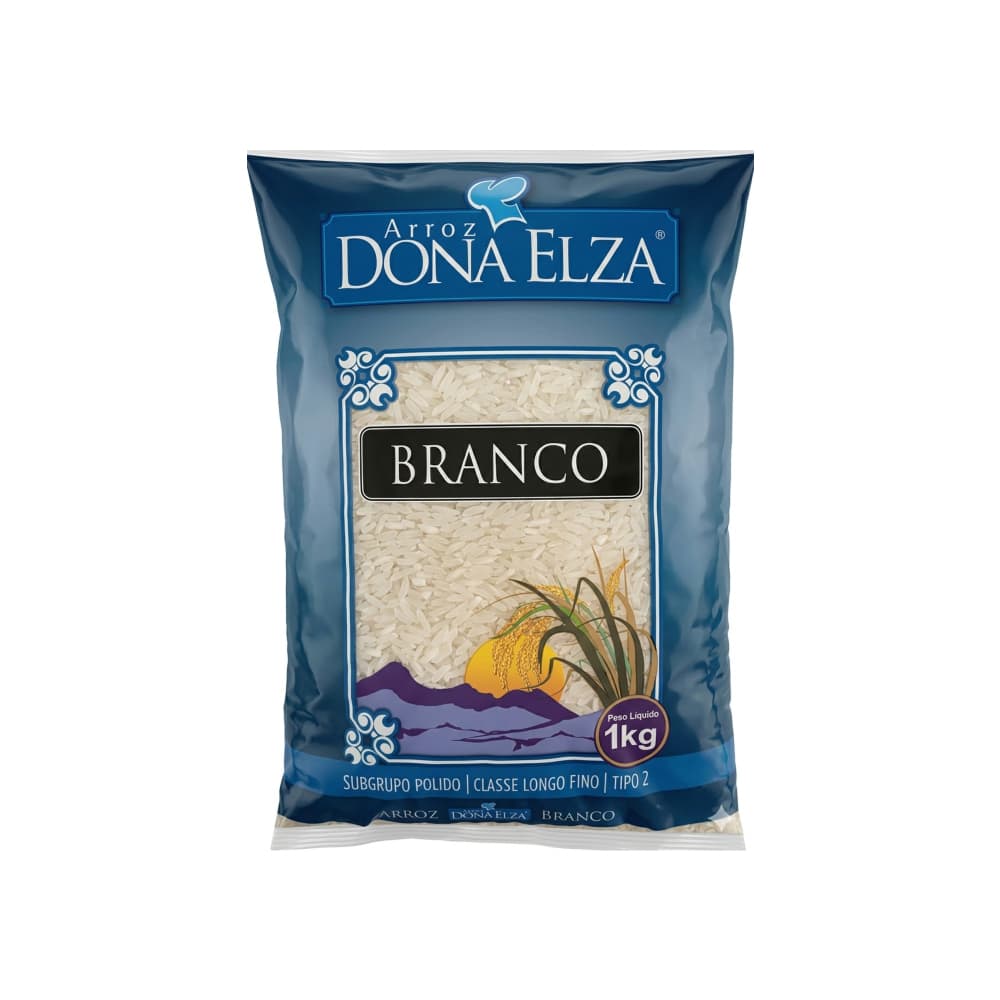 Combo mixto Arroz blanco de grano largo y fino tipo 2 Doña Elza + Espaguetis Gameleira +  Café espresso premium Aroma - Miniatura 2