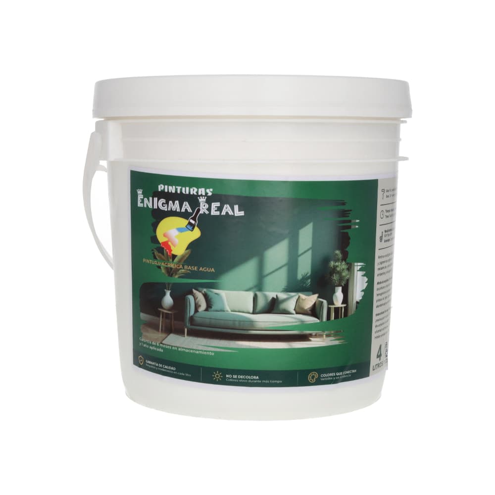 Pintura Acrílica Blanca Enigma Real (4 L) - Miniatura 1