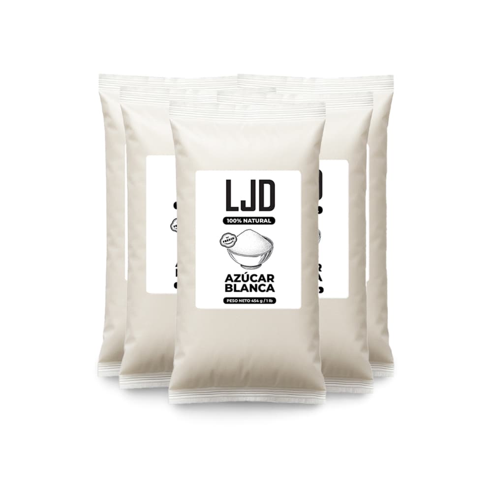 Azúcar blanca LJD (5 x 454 g / 1 lb) - Imagen 1