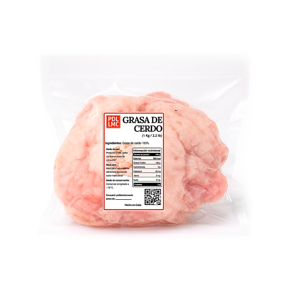 Grasa de cerdo PDL LMC (1 Kg / 2.2 lb) - Miniatura 3