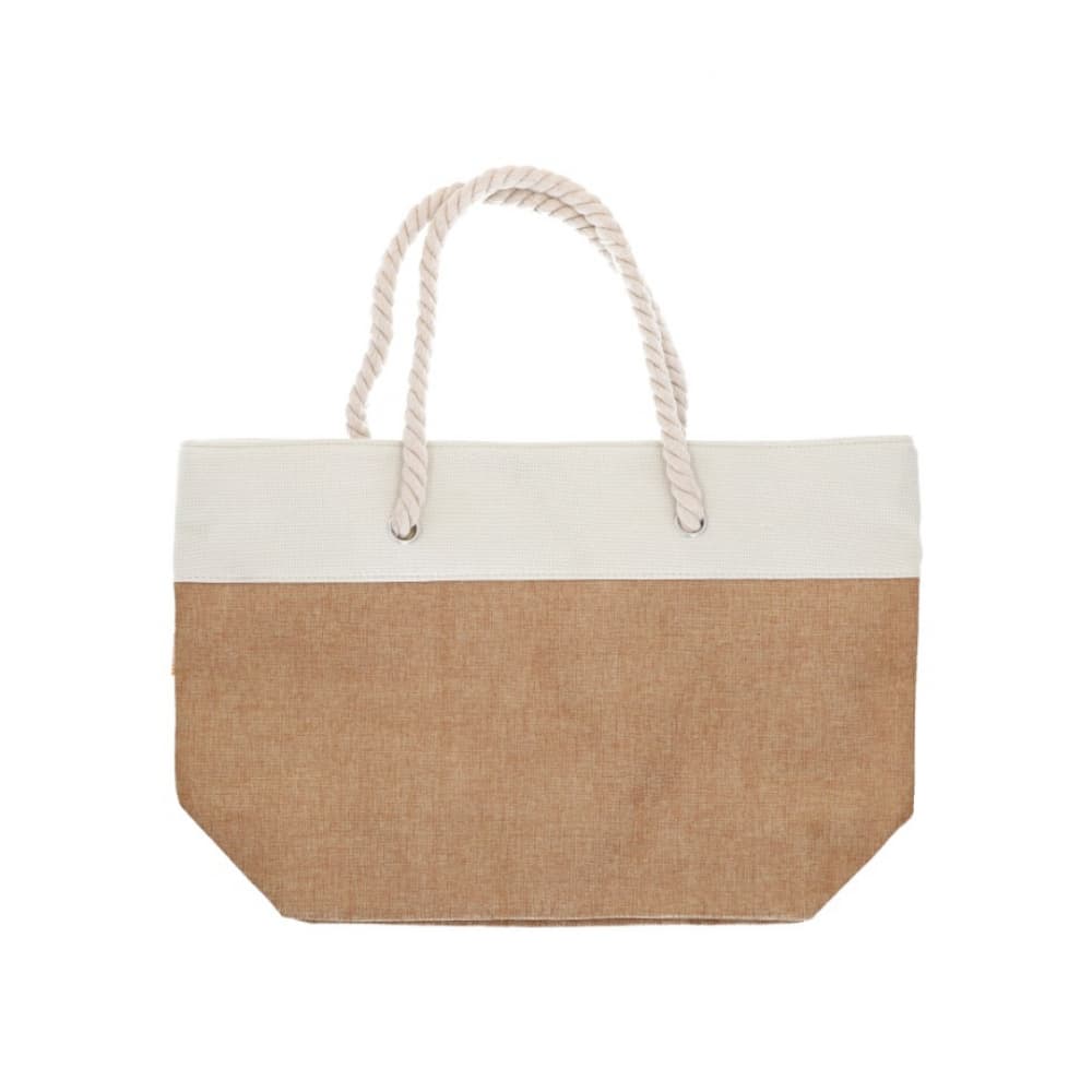 Bolsa de playa con estampado blanco de conchas Benzi (1 U) - Miniatura 3