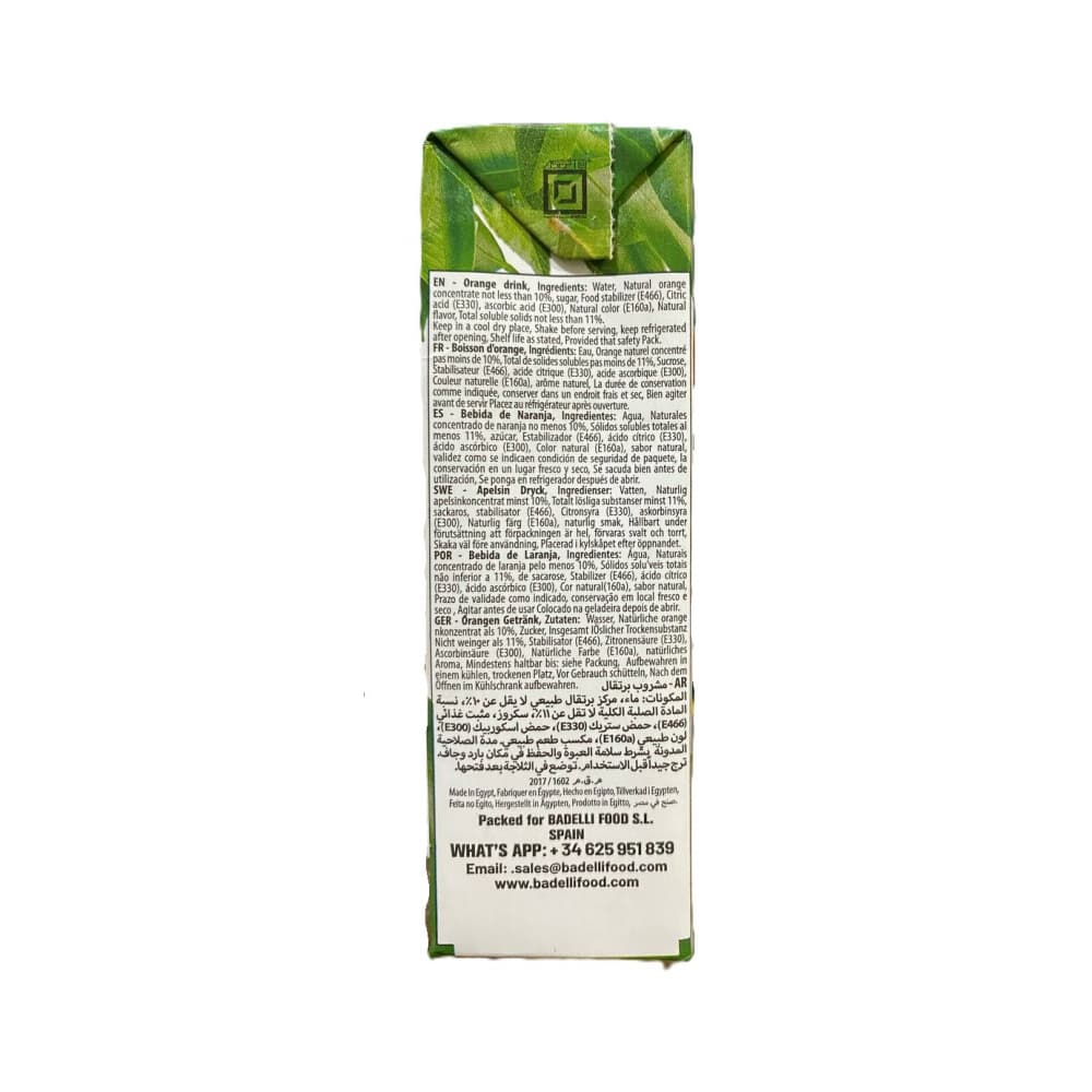 Jugo de naranja Badelli (200 ml / 6.76 oz fl) - Miniatura 2