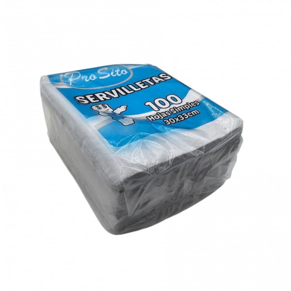 Servilletas hojas simples 30 x 33 cm ProSito (100 U) - Imagen 1