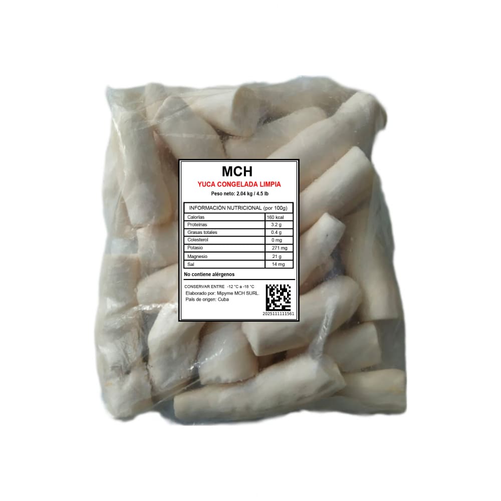Yuca congelada MCH (2.04 kg / 4.5 lb) - Miniatura 3