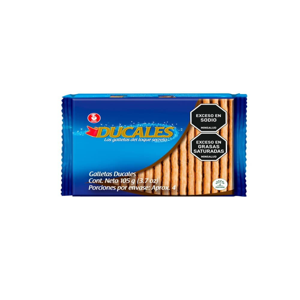Galletas saladas Ducales (105 g / 3.7 oz) - Imagen 1
