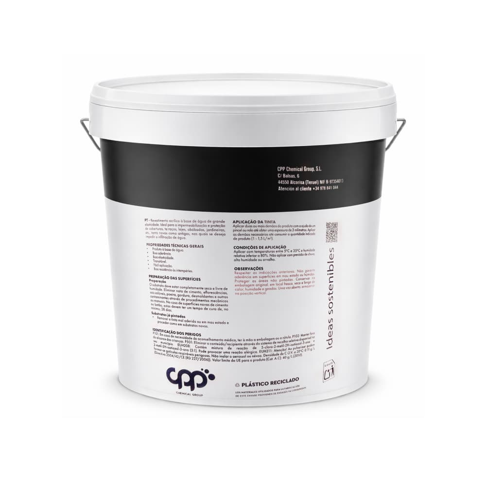 Impermeabilizante Rojo Antigoteras CPP (15 L) - Miniatura 3