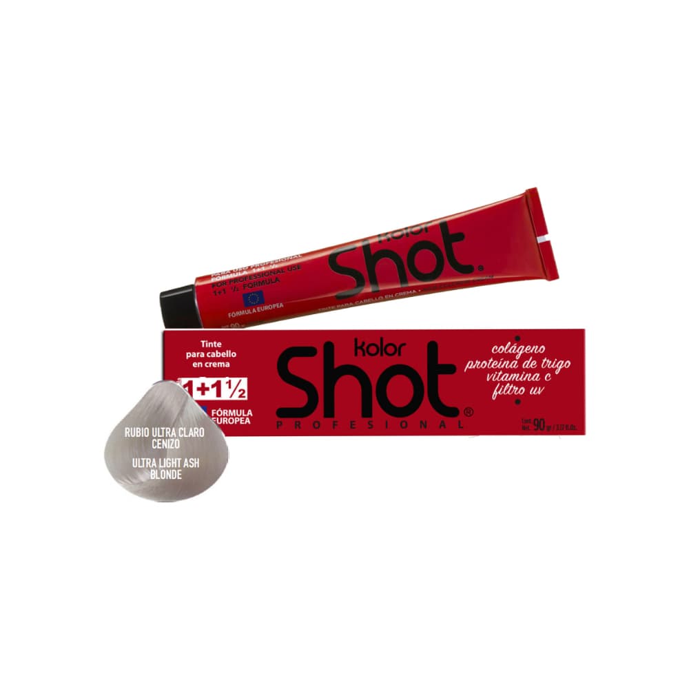 Tinte para el cabello en crema No. 10.1 Rubio Ultra Claro Cenizo Kolor Shot (90 g / 3.17 oz) - Miniatura 1