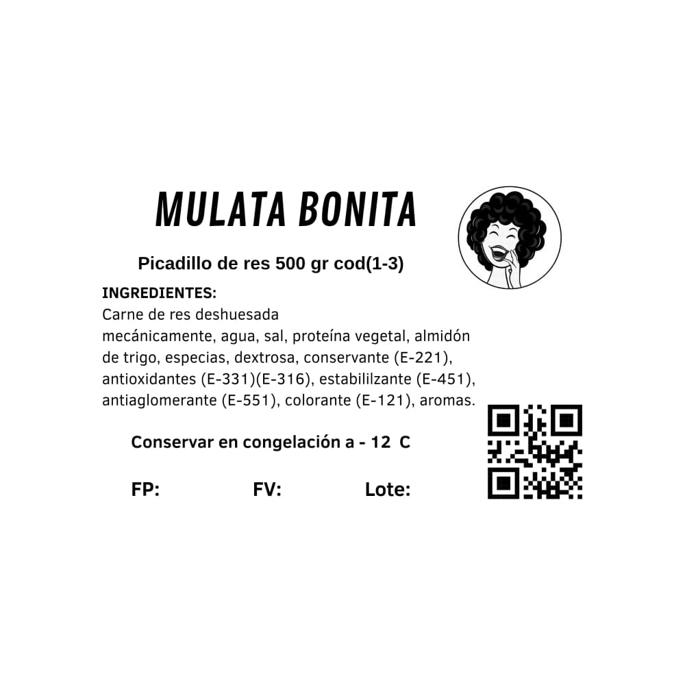 Picadillo de res Mulata Bonita (500 g / 1.1 lb) - Miniatura 3