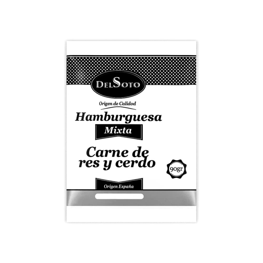 Hamburguesa mixta Del Soto (90 g / 3.17 oz) - Imagen 1