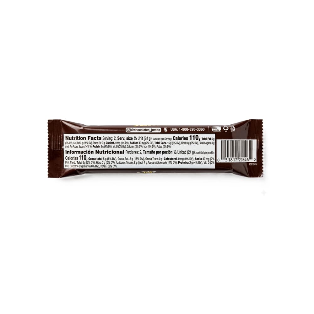 Galleta con caramelo y maní cubierta con chocolate Jumbo Flow (48 g / 1.69 oz) - Miniatura 2