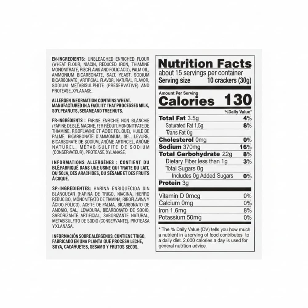 Galletas saladas Victoria Garden (454 g / 16 oz) - Miniatura 2