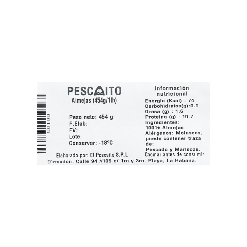 Almejas Pescaito (454 g / 1 lb) - Miniatura 2