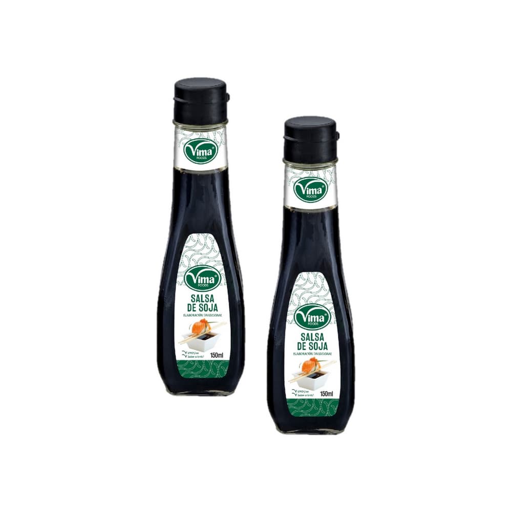 Salsa de soja Vima Foods (2 x 150 ml / 5.07 oz) - Imagen 1