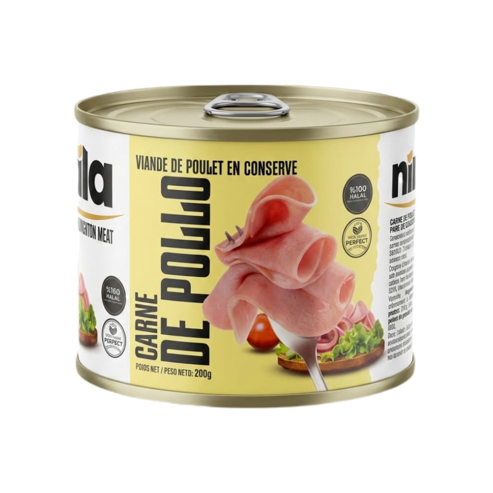 Carne de pollo en conserva Nila (200 g / 7.05 oz) - Miniatura 1