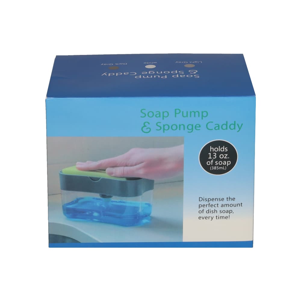Dispensador de jabón y porta esponjas ZHYLing - Imagen 1