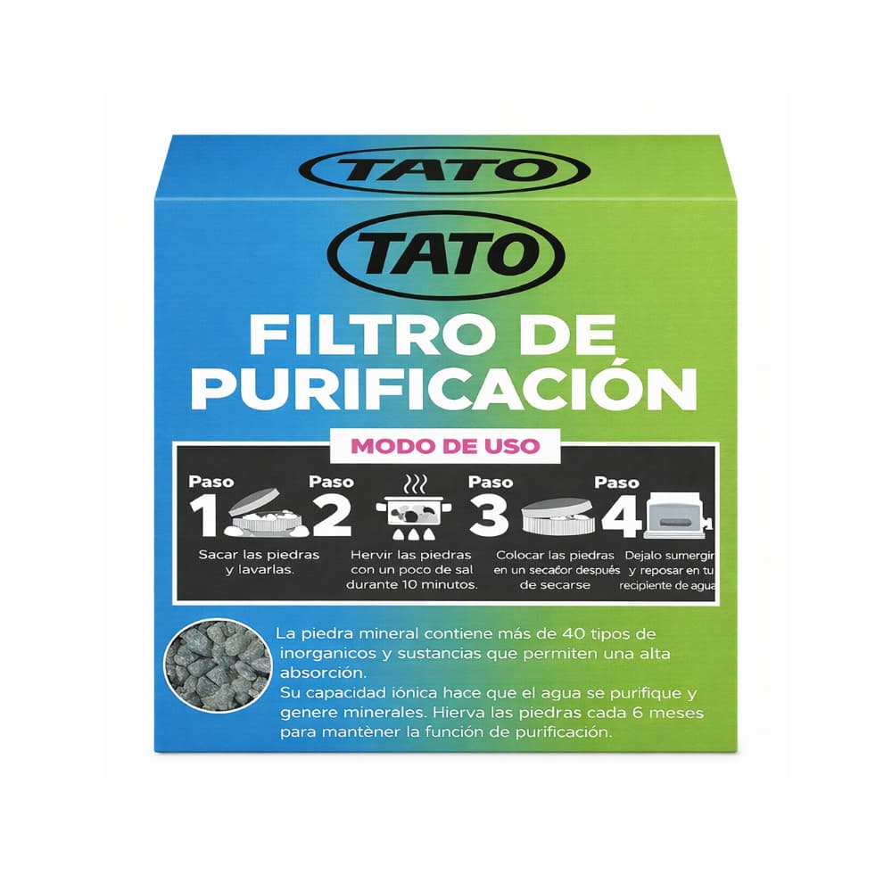 Filtro de purificación para purificador de agua por gravedad de 16 L TATO KL-2 - Miniatura 2