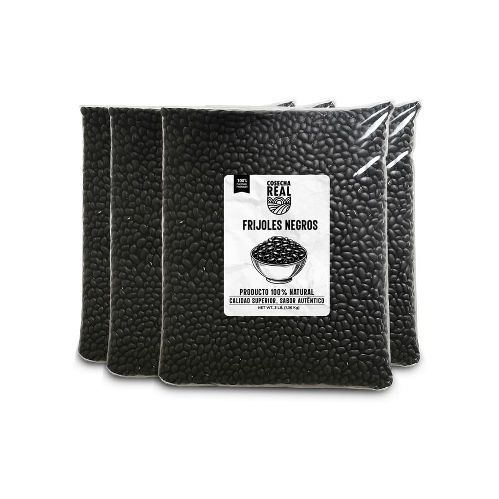 Frijoles negros Cosecha Real (4 x 1.36 kg / 3 lb) - Imagen 1